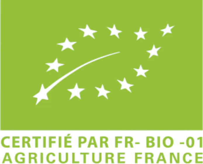 Certifié FR-BIO-01 — Agriculture France / UE