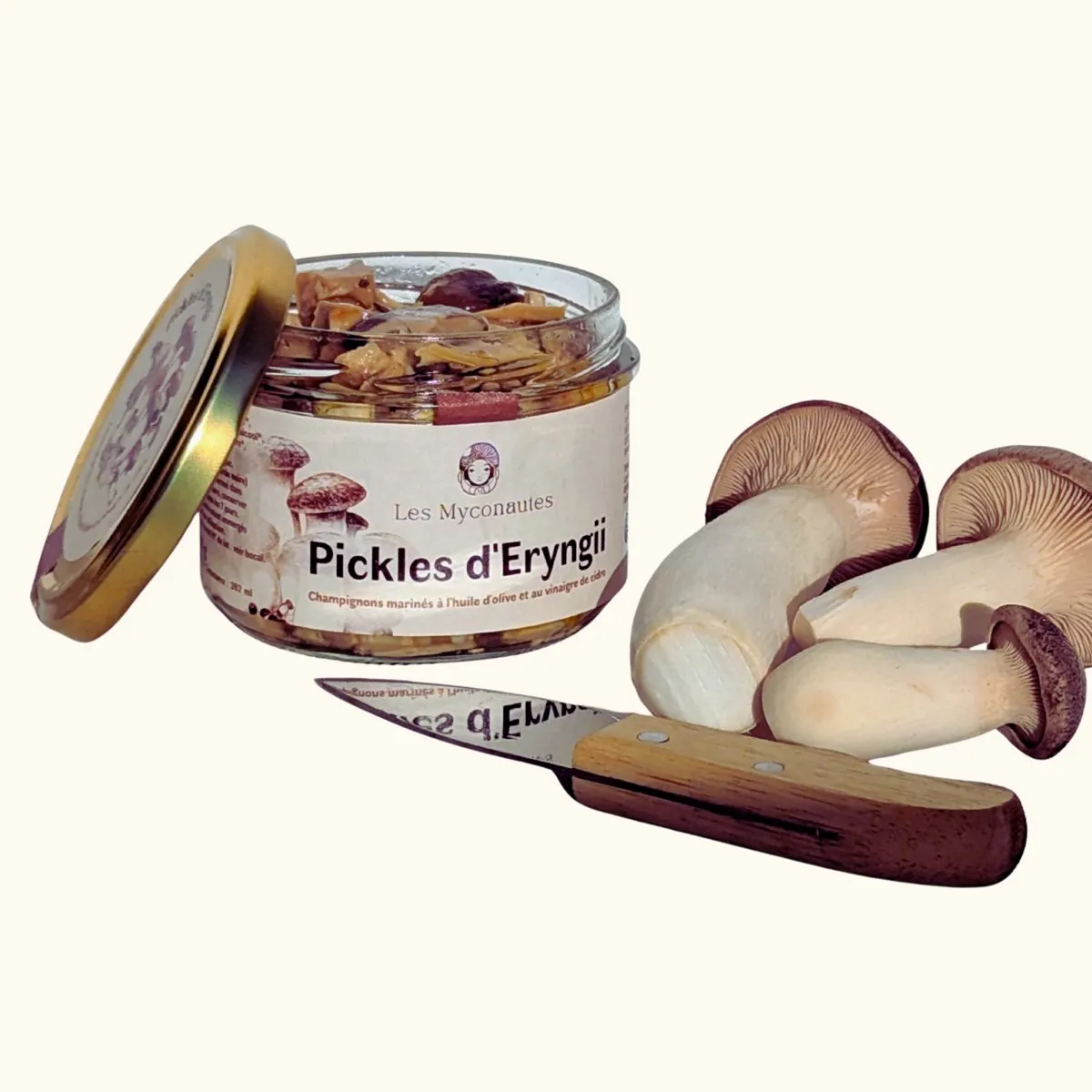 Pickles d'Eryngii — épicerie fine Les Myconautes